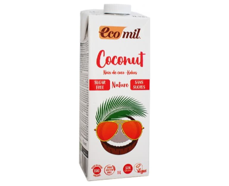 Ρόφημα Καρύδας Φυσικό χωρίς ζάχαρη 1lt Ecomil