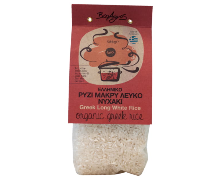 Ρύζι Νυχάκι λευκό 500gr ΒιοΑγρός