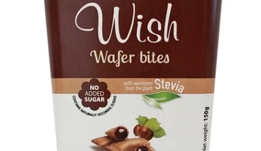 Τραγανές Μπουκιές Γκοφρέτας Wish με Στέβια 150 gr