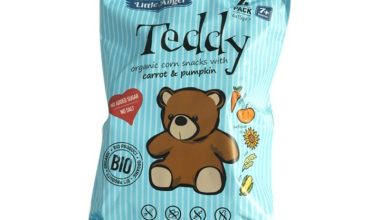Mclloyds Little Angels Teddy Σνακ Από Βιολογικό Καλαμπόκι Καρότο & Κολοκύθα