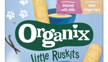 Μπισκότα Οδοντοφυΐας με Βανίλια 'Little Ruskits'-Organix